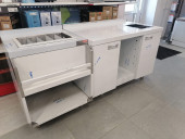Стол для корзин с бокалами и крылом под посудомойку Hicold НБМКБКП-12/7БЛ Стол для корзин с бокалами и крылом под посудомойку Hicold НБМКБКП-12/7БЛ